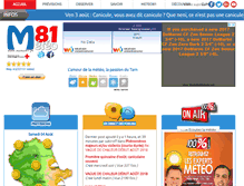 Tablet Screenshot of meteo81.fr